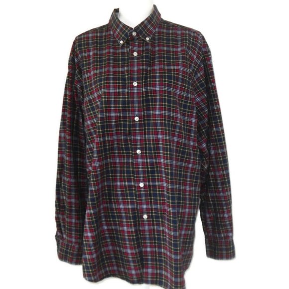 Cremieux Men's XL Multi Color Button Down Long Sleeve Shirt - Picture 4 of 5